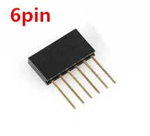 Pin Female 11mm Tall Stackable Header Connector